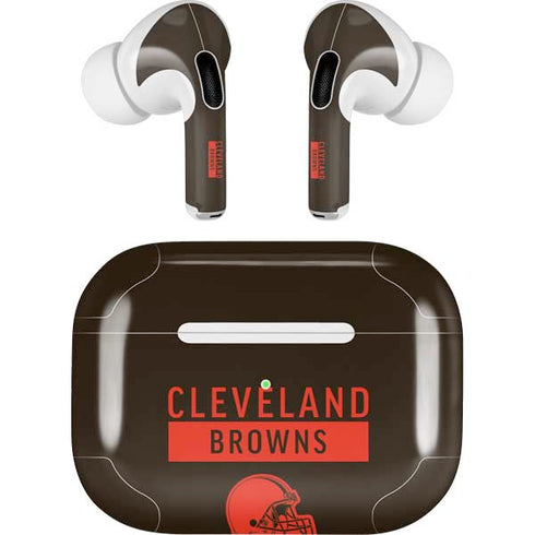 NFL Cleveland Browns Brown Performance Series Apple AirPods Pro Skin
